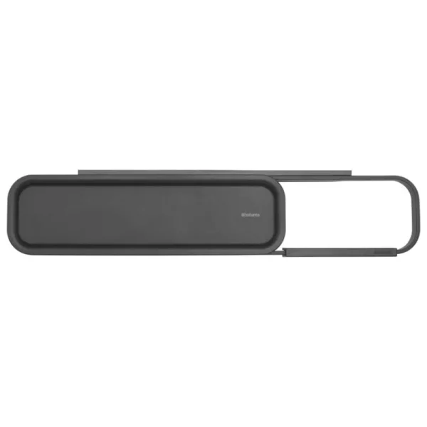 Brabantia Badezimmeraccessoires^MindSet Toilettenpapierhalter mit Ablage, Mineral Infinite Grey