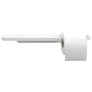 Brabantia Badezimmeraccessoires^MindSet Toilettenpapierhalter mit Ablage, Mineral Fresh White