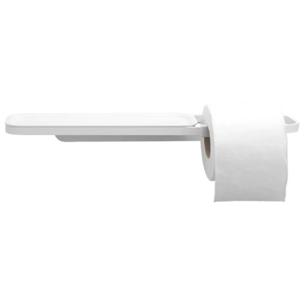 Brabantia Badezimmeraccessoires^MindSet Toilettenpapierhalter mit Ablage, Mineral Fresh White