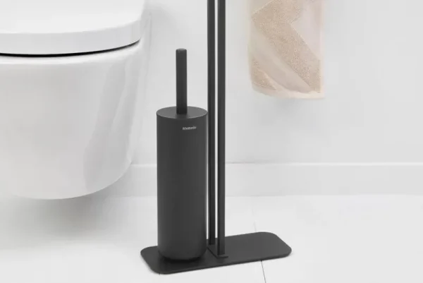 Brabantia Badezimmeraccessoires^MindSet Toilettenbutler, Silikon, Mineral Infinite Grey
