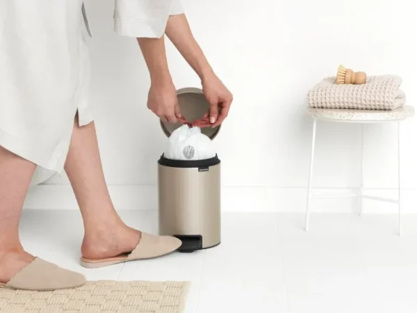 Brabantia Papierkörbe & Recycling-behälter | Abfalleimer^newIcon Treteimer, metallic gold