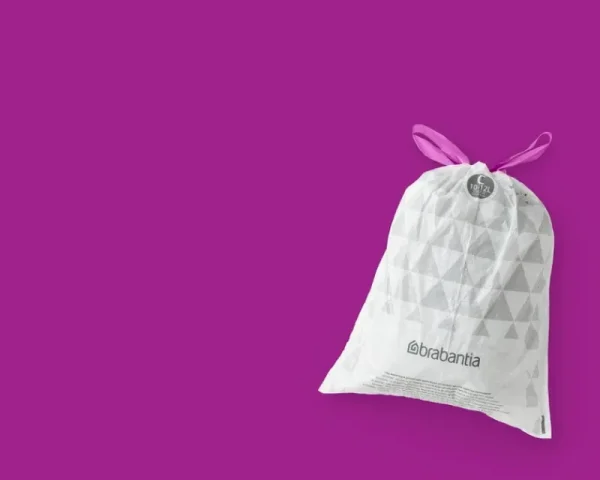 Brabantia Papierkörbe & Recycling-behälter | Abfalleimer^PerfectFit Müllbeutel, 10–12 l, 20 Stück, C, Weiß