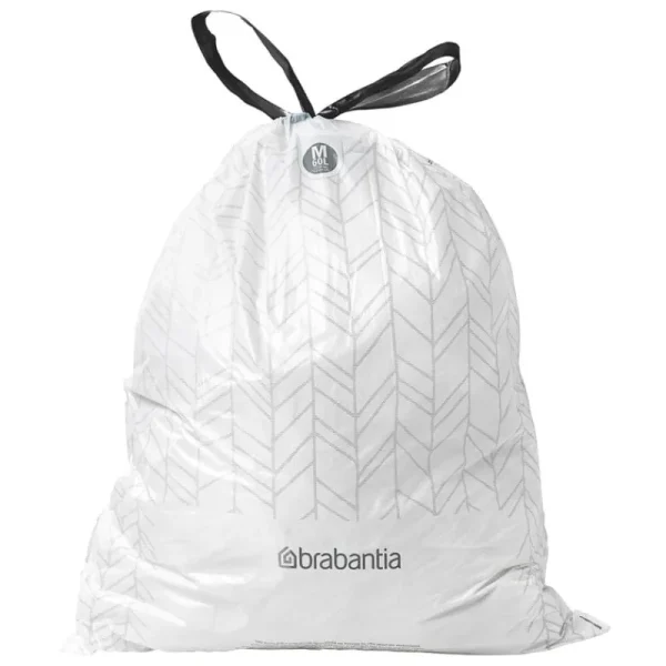Brabantia Papierkörbe & Recycling-behälter | Abfalleimer^PerfectFit Müllbeutel, 60 l (M), Spenderbeutel mit 40 Stück