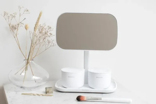Brabantia Badezimmerspiegel | Spiegel^ReNew Spiegel mit Ablagefläche, Weiß