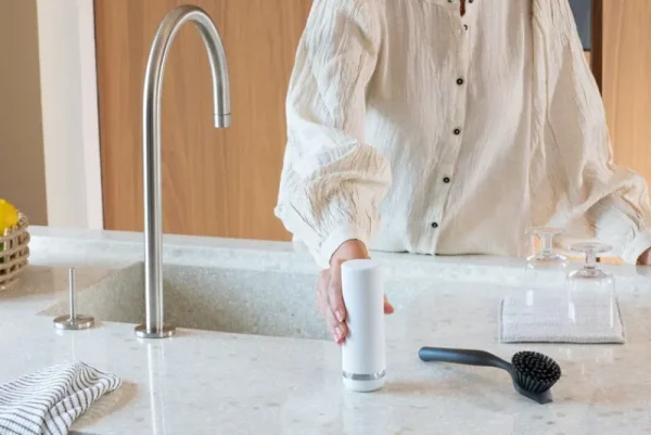 Brabantia Badezimmeraccessoires | Küchenutensilien^SinkStyle Seifendosierer, 200 ml, Fresh White