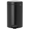 Brabantia Papierkörbe & Recycling-behälter | Abfalleimer^Treteimer newIcon, mattschwarz