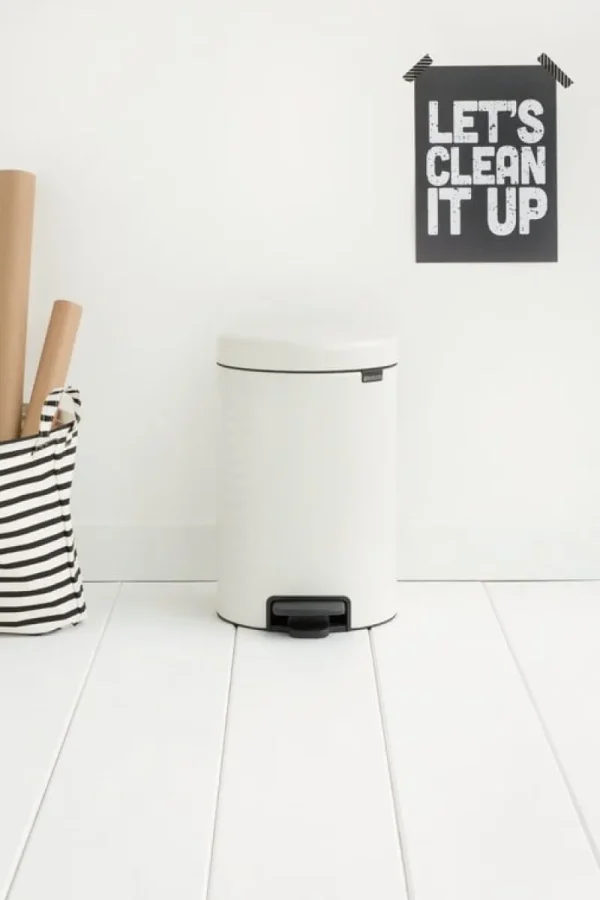 Brabantia Papierkörbe & Recycling-behälter | Abfalleimer^Treteimer newIcon, weiß