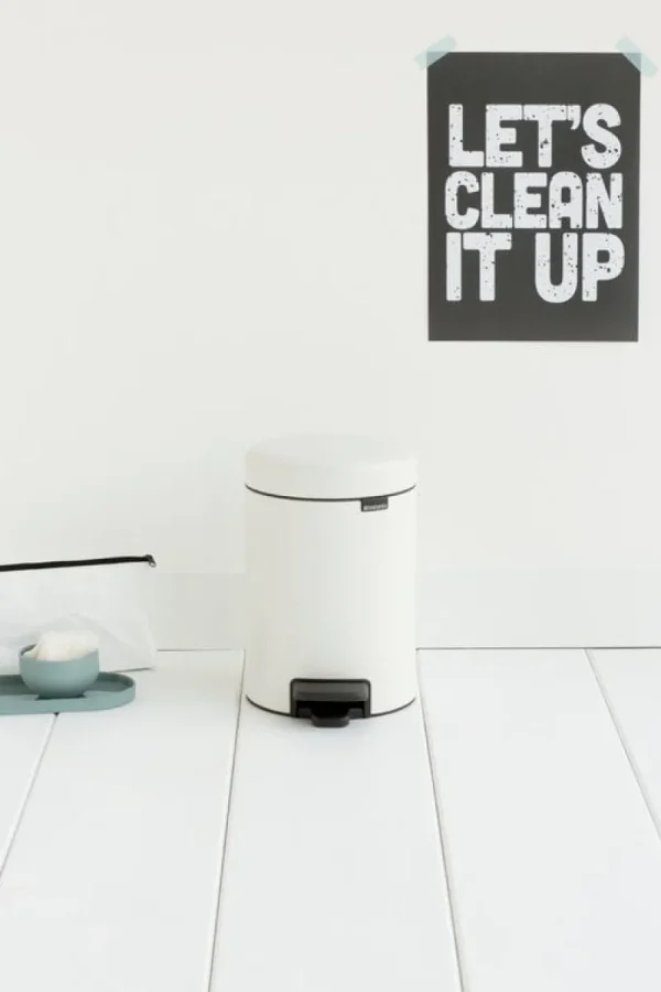 Brabantia Papierkörbe & Recycling-behälter | Abfalleimer^Treteimer newIcon, weiß