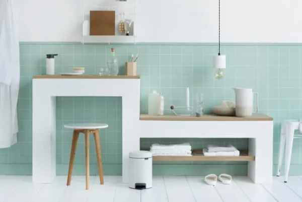 Brabantia Papierkörbe & Recycling-behälter | Abfalleimer^Treteimer newIcon, weiß