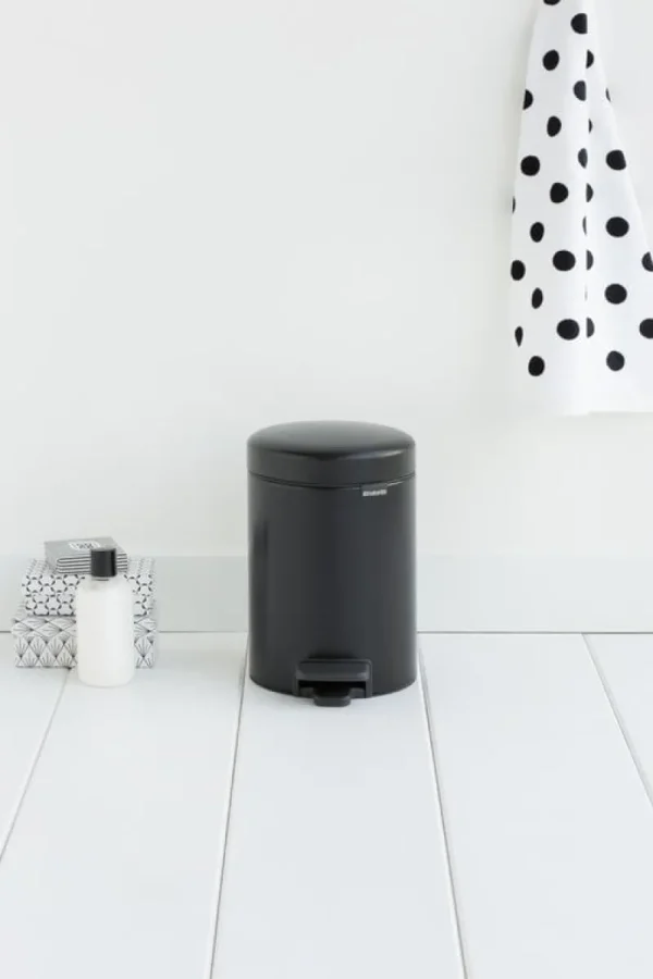 Brabantia Papierkörbe & Recycling-behälter | Abfalleimer^Treteimer newIcon, mattschwarz