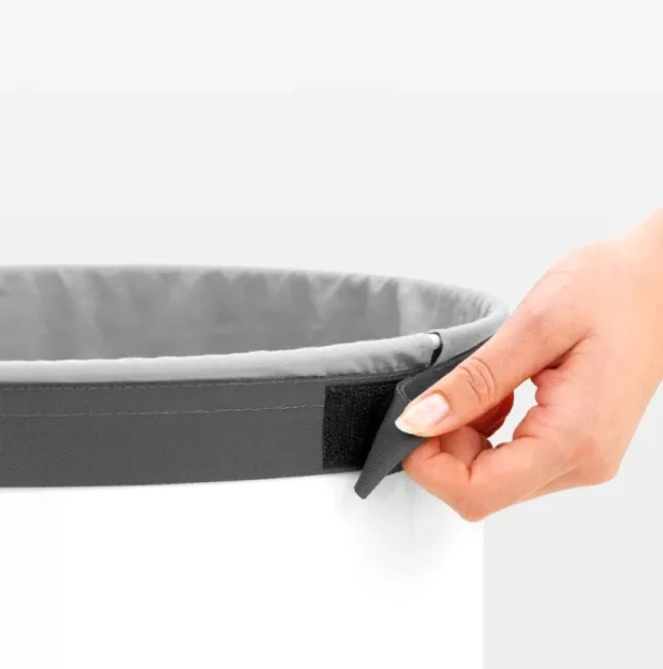 Brabantia Wäschekörbe^Wäschebehälter, 60 l, weiß - Korkdeckel