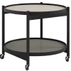 Carl Hansen & Su00f8n Tische-Brdr. Krüger Bølling Tabletttisch, 60 cm, Buche schwarz lackiert – Stone