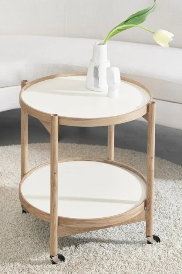 Audo Copenhagen Tische-Brdr. Krüger Bølling Tabletttisch, 50 cm, Buche geölt – Earth