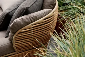 Cane-line Terrassenmöbel^Basket Loungesessel, Natur – Taupe