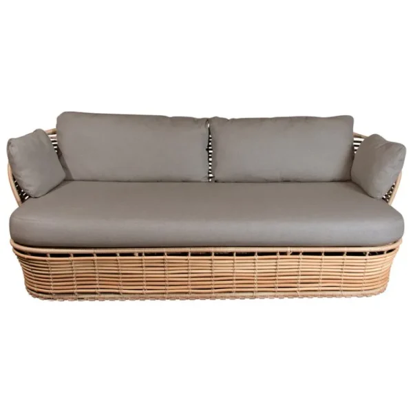 Cane-line Terrassenmöbel^Basket 2-Sitzer-Sofa, Natur – Taupe
