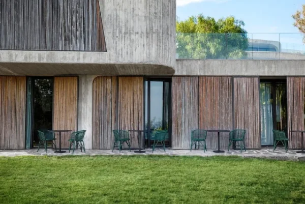 Cane-line Terrassenmöbel^Blend Stuhl, Dunkelgrün