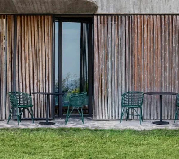 Cane-line Terrassenmöbel^Blend Stuhl, Dunkelgrün