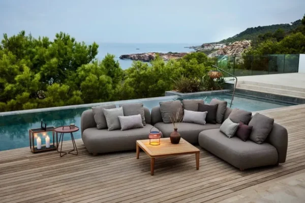 Cane-line Terrassenmöbel^Capture Sofa, 2-Sitzer, Taupe