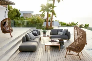 Cane-line Terrassenmöbel^Capture Sofa, 2-Sitzer, Taupe