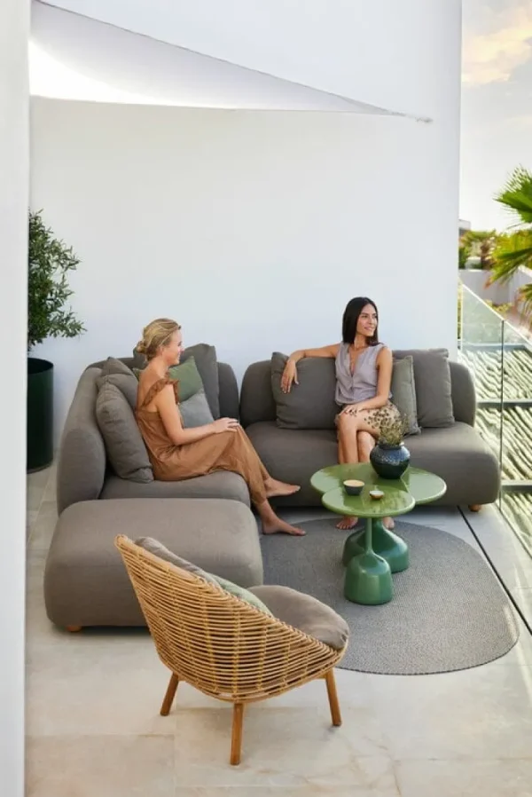 Cane-line Terrassenmöbel^Capture Sofa, 2-Sitzer, Taupe