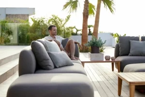Cane-line Terrassenmöbel^Capture Sofa, 2-Sitzer, Taupe