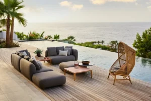 Cane-line Terrassenmöbel^Capture Sofa, 2-Sitzer, Taupe