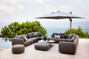 Cane-line Terrassenmöbel^Capture Sofa, 2-Sitzer, Taupe