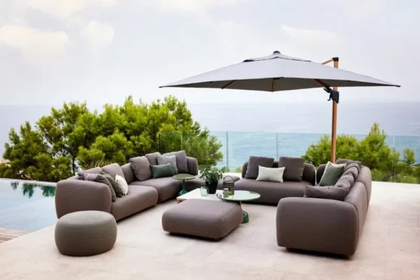 Cane-line Terrassenmöbel^Capture Sofa, 2-Sitzer, Taupe