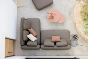 Cane-line Terrassenmöbel^Capture Sofa, 2-Sitzer, Taupe