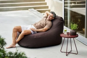 Cane-line Terrassenmöbel | Sitzgelegenheiten^Cozy Sitzsack, dunkles Bordeauxrot