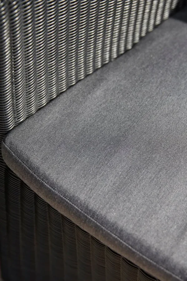 Cane-line Terrassenmöbel^Diamond Loungesessel, Graphit – Grau