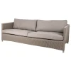 Cane-line Terrassenmöbel^Diamond Sofa, 3-Sitzer, Taupe