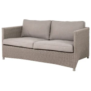Cane-line Terrassenmöbel^Diamond Sofa, 2-Sitzer, Taupe
