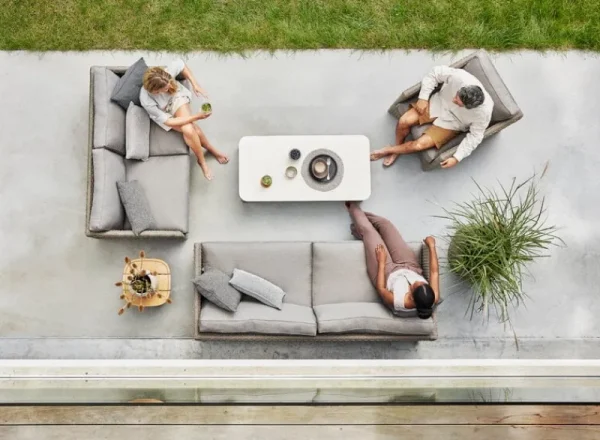 Cane-line Terrassenmöbel^Diamond Sofa, 2-Sitzer, Taupe