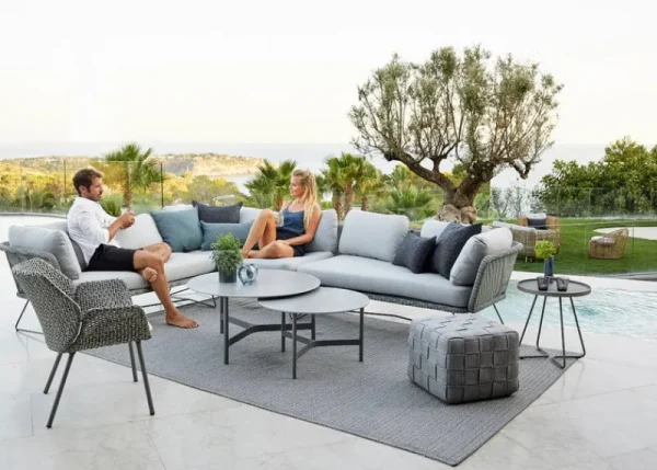 Cane-line Outdoor-textilien | Kissen^Divine-Kissen, 32 x 52 x 12 cm, türkis