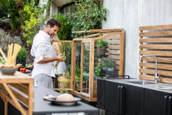 Cane-line Außenküche^Drop Outdoor Küchenmodul mit Spüle