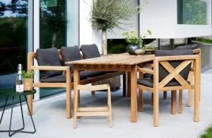 Cane-line Terrassenmöbel^Flip Hocker, Teakholz