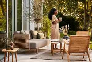 Cane-line Terrassenmöbel^Flip Loungesessel, Teakholz
