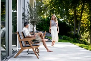 Cane-line Terrassenmöbel^Flip Loungesessel, Teakholz