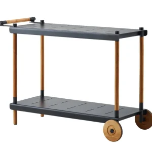Cane-line Außenküche | Terrassenmöbel^Frame Teewagen, Teak – lavagrau