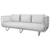 Cane-line Terrassenmöbel^Nest 3-Sitzer-Sofa, Weiß