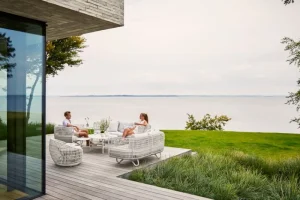 Cane-line Terrassenmöbel^Nest 2-Sitzer-Sofa, Weiß