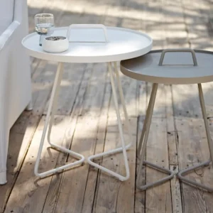 Cane-line Terrassenmöbel | Tische^On-the-move Tisch, groß, weiß