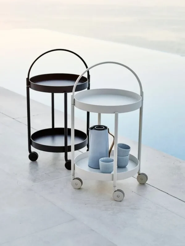 Cane-line Außenküche | Terrassenmöbel^Roll Beistellwagen, Lavagrau