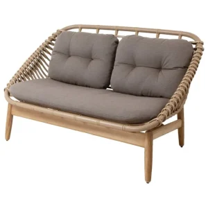 Cane-line Terrassenmöbel^String 2-Sitzer-Sofa, Natur – Taupe