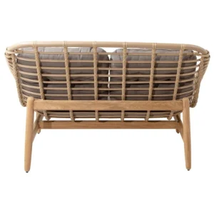 Cane-line Terrassenmöbel^String 2-Sitzer-Sofa, Natur – Taupe