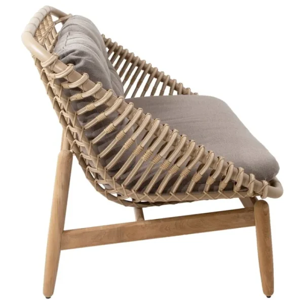 Cane-line Terrassenmöbel^String 2-Sitzer-Sofa, Natur – Taupe