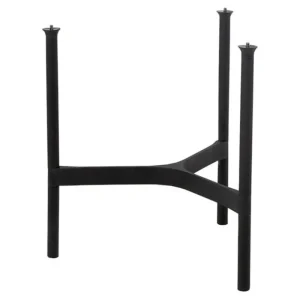 Cane-line Terrassenmöbel | Tische^Twist Couchtisch, Durchmesser: 45 cm, Lavagrau – Fossilschwarz