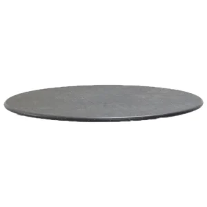 Cane-line Terrassenmöbel | Tische^Twist Couchtisch, Durchmesser: 45 cm, Lavagrau – Fossilschwarz