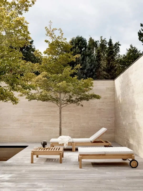 Carl Hansen & Su00f8n Terrassenmöbel^Carl Hansen & Søn AH603 Outdoor Liege, Teak